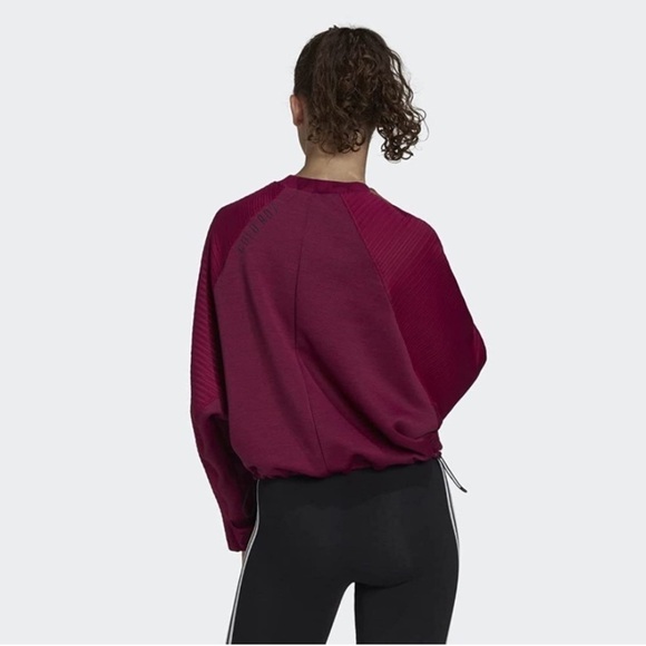 Adidas Women's Z.N.E Athletics Crew Cold.RDY, Power Berry, - Picture 15 of 15